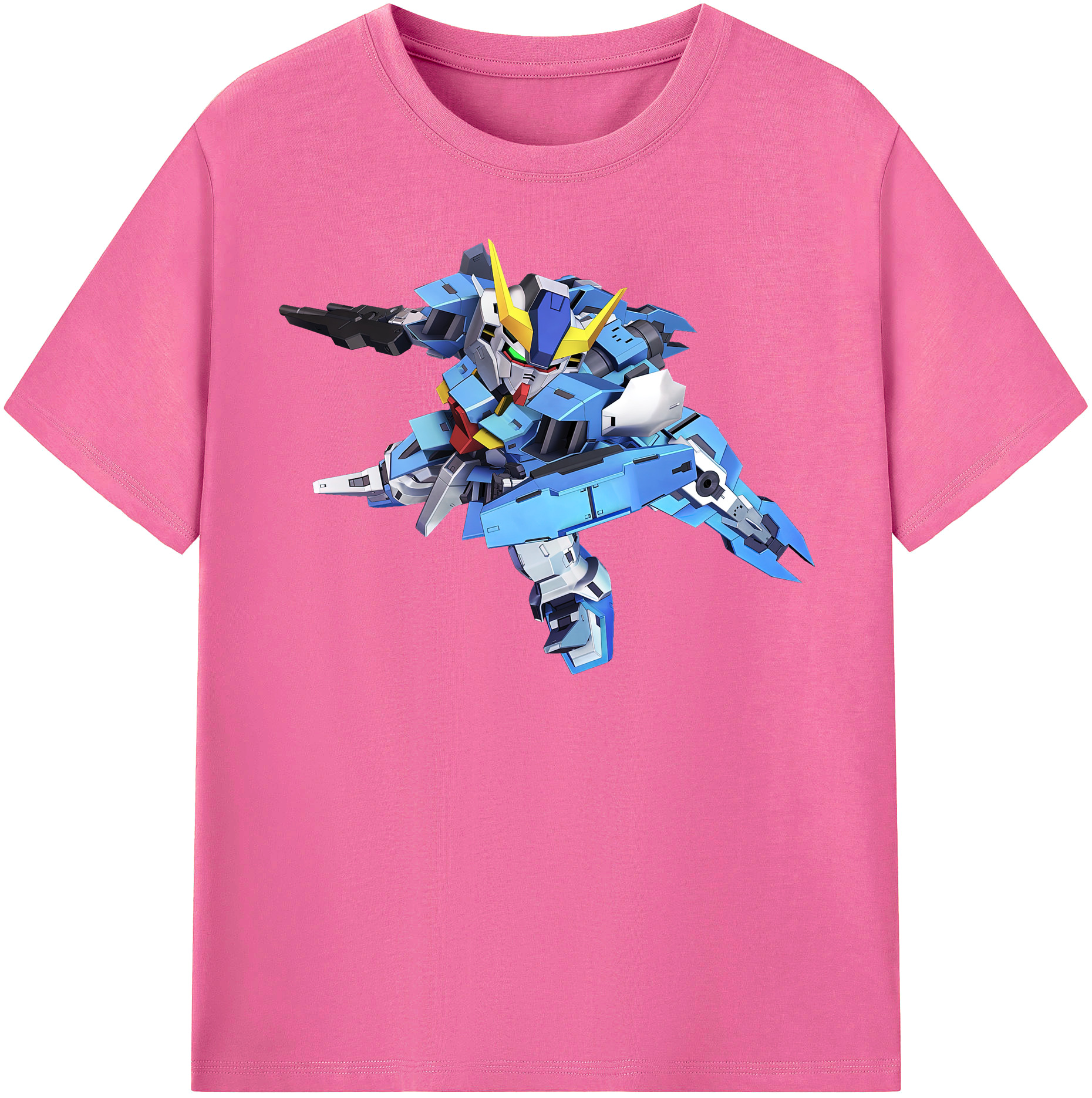 （画像用） 機動戦士ガンダム Mobile Suit Gundam レディースカジュアルプリントTシャツ（綿100％）